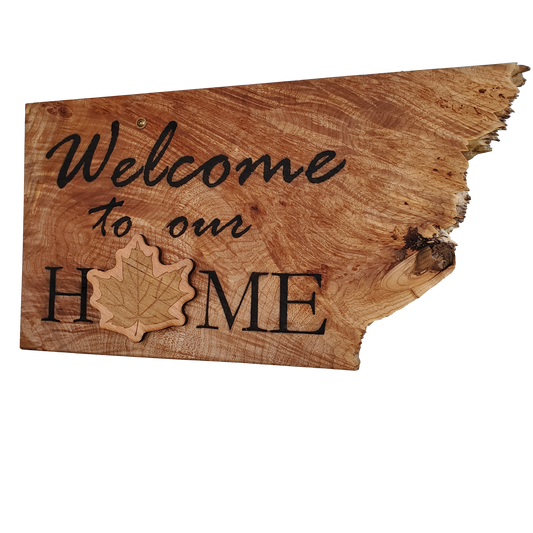 Welcome to our Home Sign