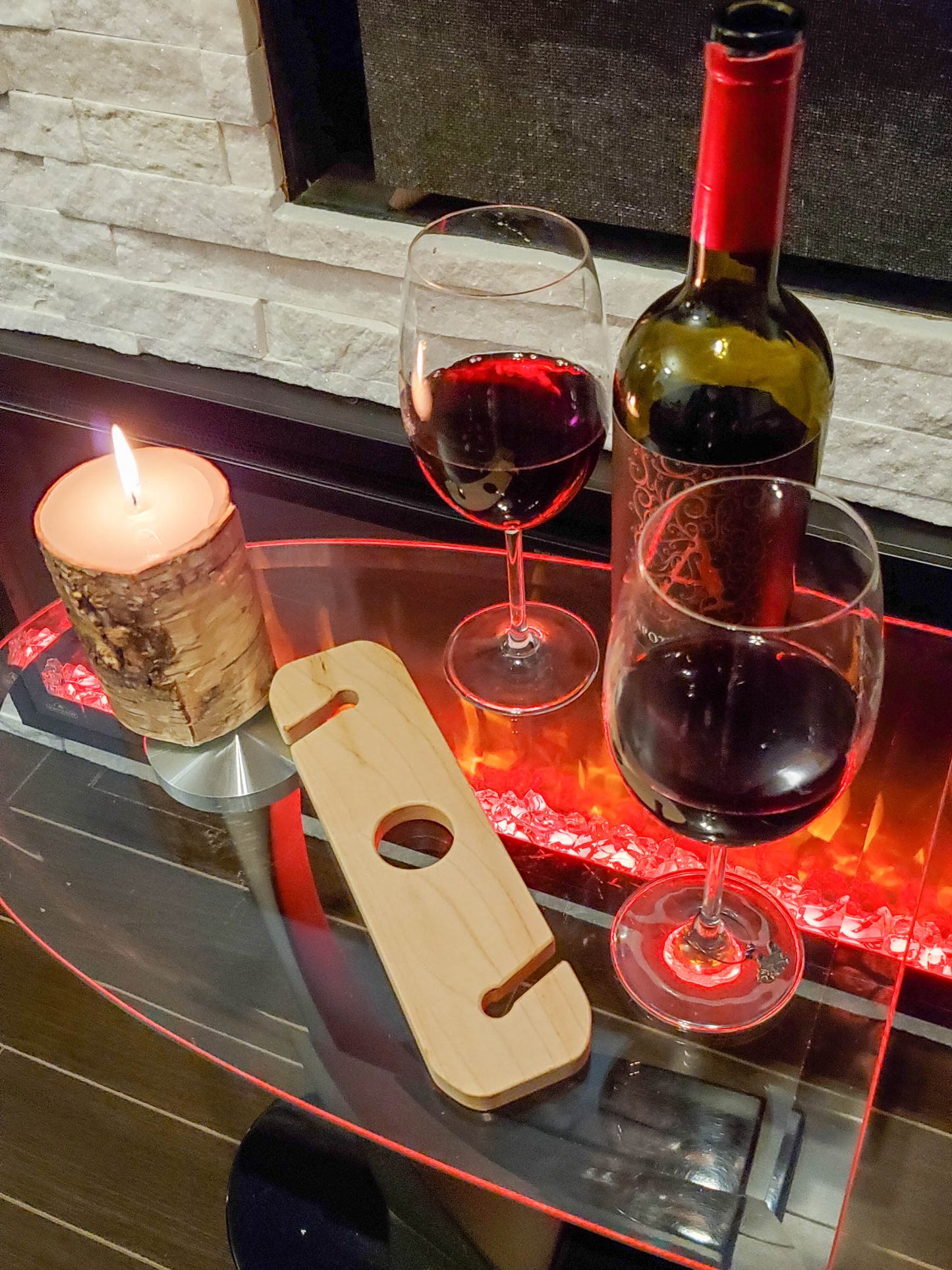 Wine Caddy / Glass Holder