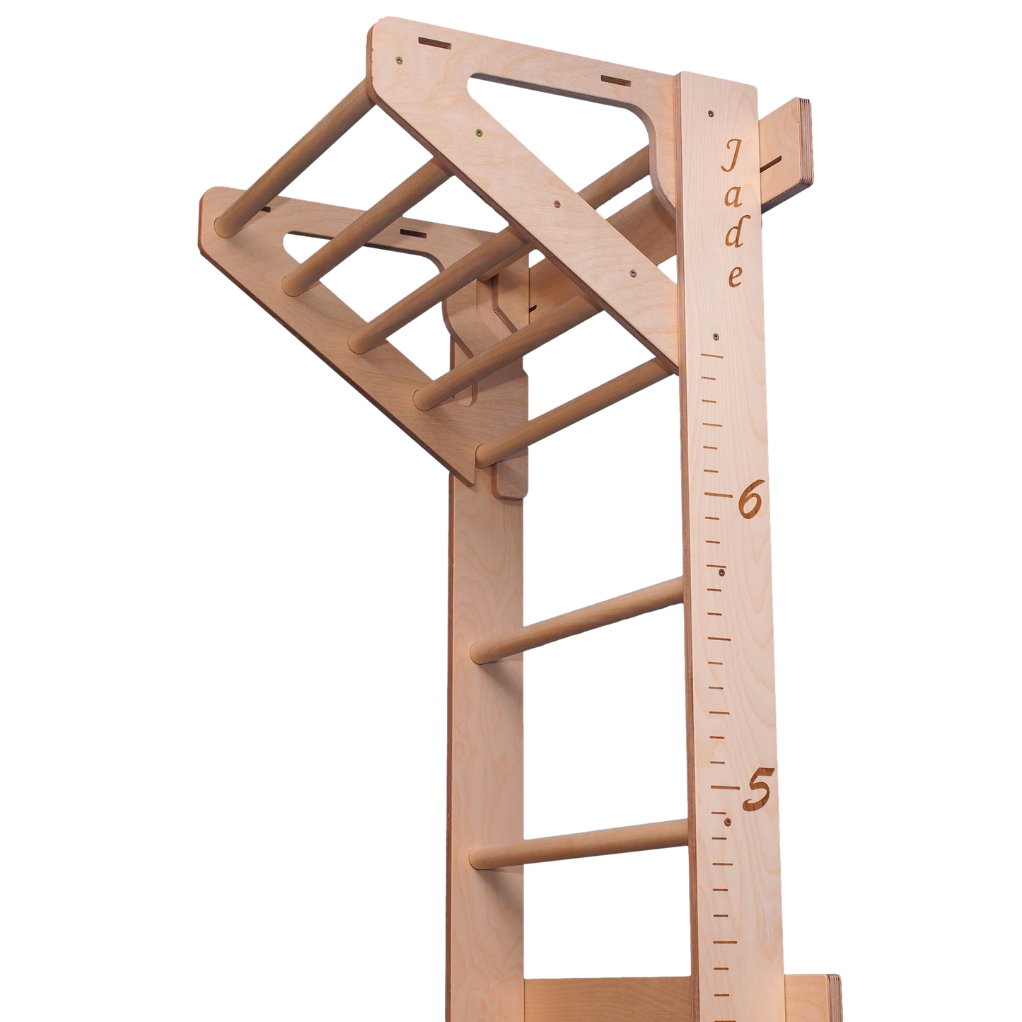 Swedish Climbing Ladder with Optional Gymnastics Attachment
