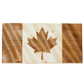 Carved Canadian Flag