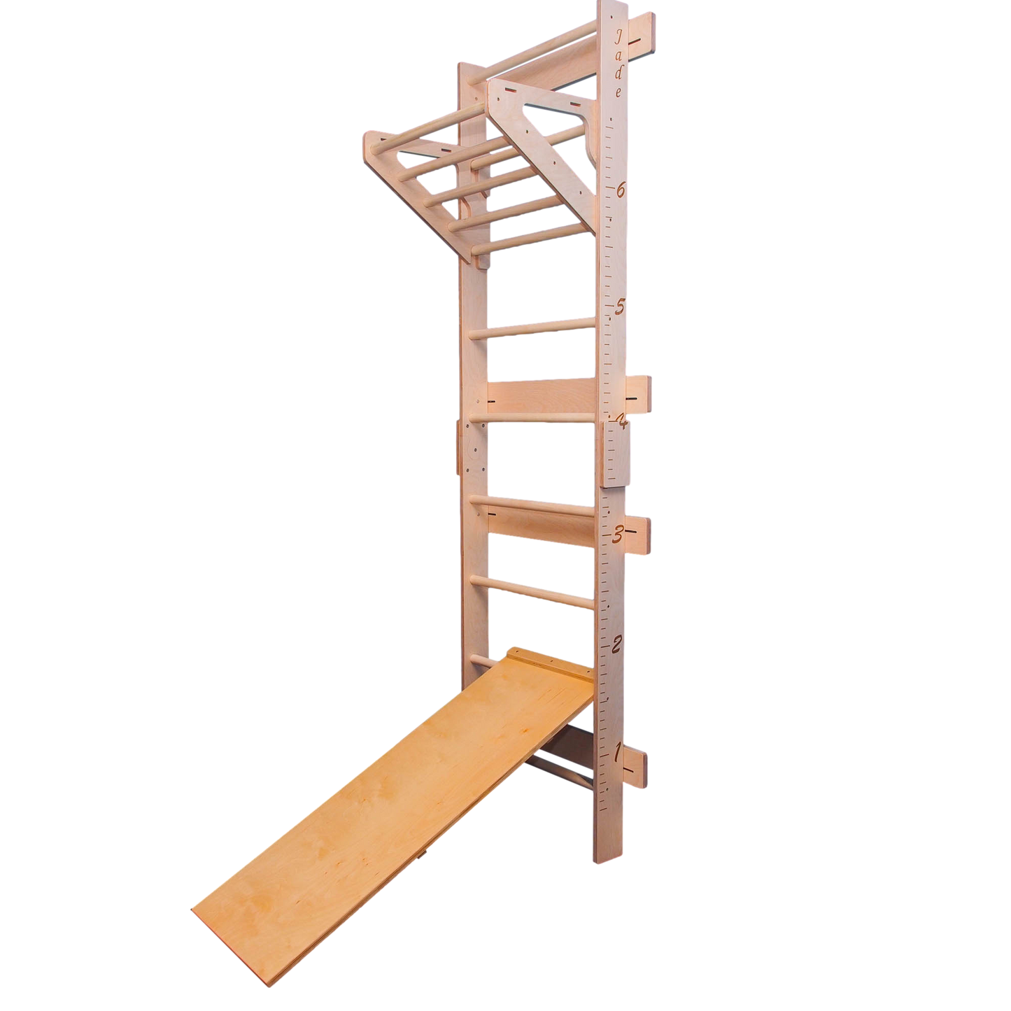 Swedish Climbing Ladder with Optional Gymnastics Attachment